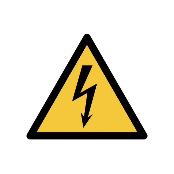TARIFOLD Pictogram Waarschuwing Elektrische Spanning Plastic 200 x 176 mm Geel Zwart TARIFOLD Pictogram Waarschuwing Elektrische Spanning Plastic 200 x 176 mm Geel Zwart