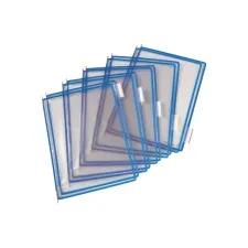 TARIFOLD Zichtpaneel A4 Plastic Blauw (doos 10 stuks)