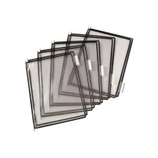 TARIFOLD Zichtpaneel A4 Plastic Zwart (pak 10 stuks)