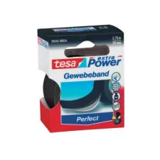 TESA® Extra Power Perfect Premium Duct Tape 38 mm x 275 m Zwart (rol 275 meter) TESA® Extra Power Perfect Premium Duct Tape 38 mm x 275 m Zwart (rol 275 meter)