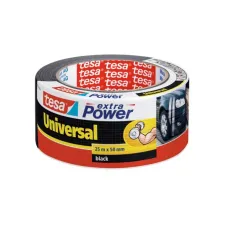 TESA® Extra Power Universal Duct Tape 50 mm x 25 m Zwart (rol 25 meter) TESA® Extra Power Universal Duct Tape 50 mm x 25 m Zwart (rol 25 meter)