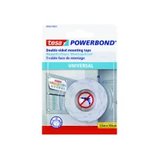 tesa® Powerbond® Universal 58565 Dubbelzijdige Bevestigingstape.19 mm x 1.5 m. Wit (rol 1.5 meter) tesa® Powerbond® Universal 58565 Dubbelzijdige Bevestigingstape.19 mm x 1.5 m. Wit (rol 1.5 meter)
