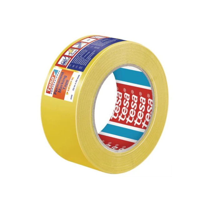 TESA® TESAflex 4169 Premium Vloermarkeringstape 50 mm x 33 m Geel (rol 33 meter)