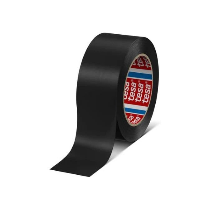 TESA® TESAflex 4169 Premium Vloermarkeringstape 50 mm x 33 m Zwart (rol 33 meter)