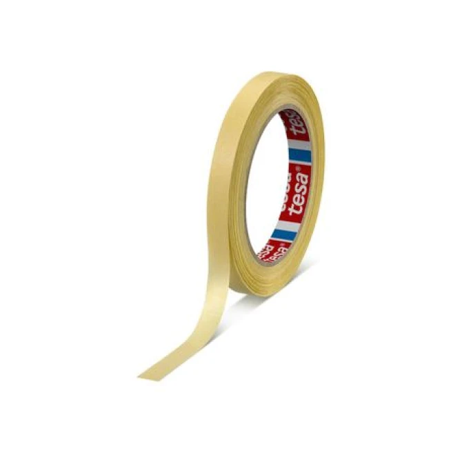 TESA® TESAkrepp 4324 Maskeringstape 19 mm x 50 m Pastelgeel (pak 8 x 50 meter) TESA® TESAkrepp 4324 Maskeringstape 19 mm x 50 m Pastelgeel (pak 8 x 50 meter)