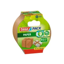 TESA® TESApack Eco Verpakkingstape Papier 38 mm x 25 m Bruin (rol 25 meter) TESA® TESApack Eco Verpakkingstape Papier 38 mm x 25 m Bruin (rol 25 meter)
